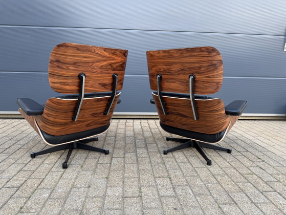 Image 1 of 2 sillones Vitra Eames Lounge originales + otomana de palisandro