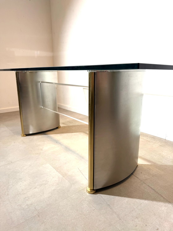 Mesa de comedor Belgo cromada – Mesas de comedor, Glass (photo 4 of 5)