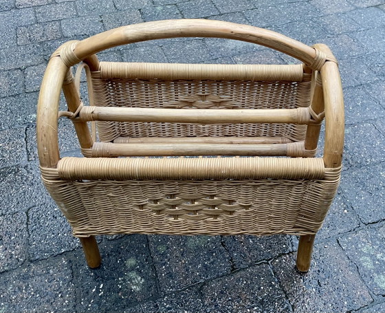 Portariviste Vintage in Rattan (photo 4 of 5)