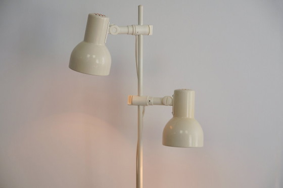 Witte Vintage Metalen Vloerlamp Ikea – Vloerlampen, Plastic (photo 5 of 7)