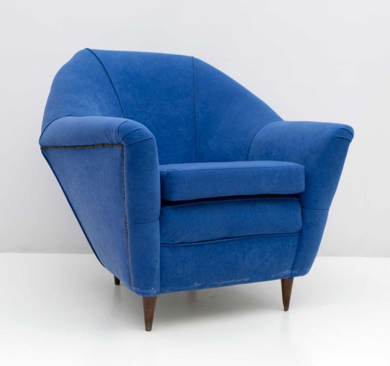 Image 1 of Paar Ico Parisi MidCentury Modern Italiaanse fauteuils voor Ariberto Colombo, jaren 50