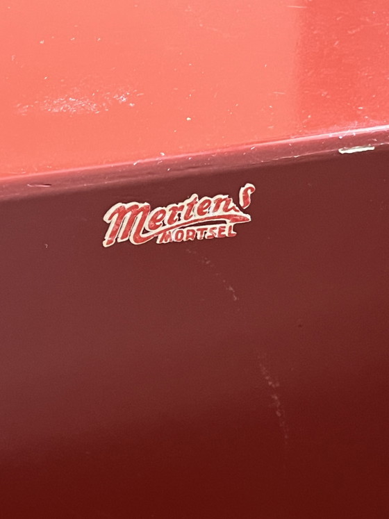 Image 1 of Industrieel design, nachtkastje, Mertens Mortsel, vintage 50, Mertens Mortsel