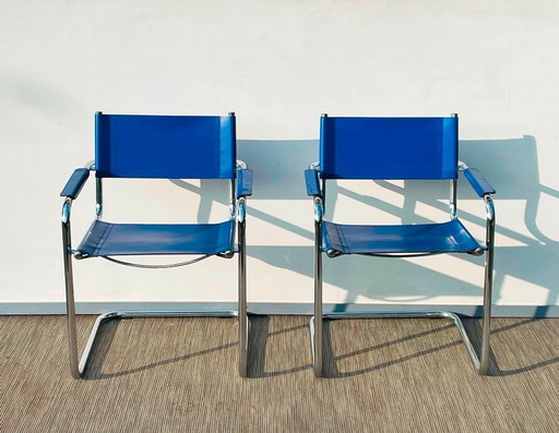 2 sedie tipo MG5 di M. Grassi # M. Breuer # Bauhaus # Vintage anni '80
