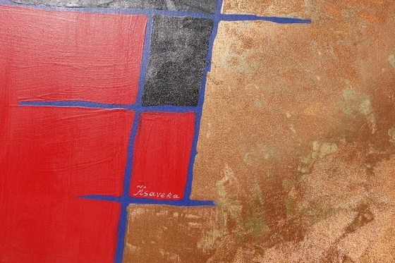 Astratto A1378 - Grande Dipinto Originale – Dipinti e disegni, Canvas (photo 7 of 18)