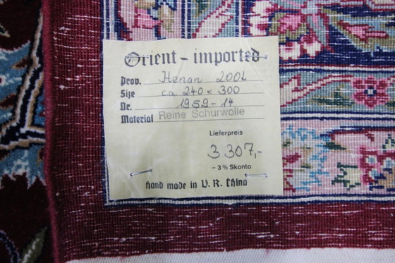 Image 1 of Diseño original chino antiguo de Isfahán anudado a mano, 300 x 240 cm, en excelente estado