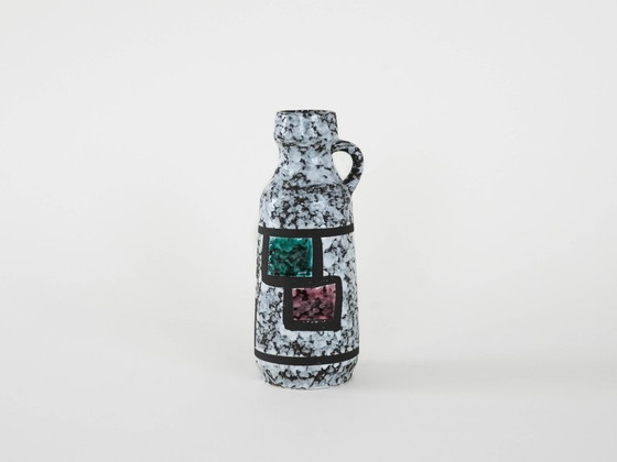 Image 1 of Keramikvase, deutsches Design, 1970er Jahre, hergestellt von Strehla