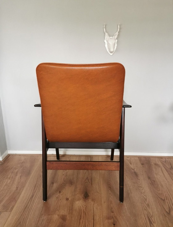 Fauteuil Vintage Mid-Century Louis Van Teeffelen – Skai, Wood (photo 5 of 7)