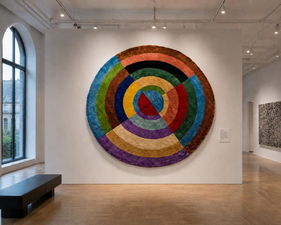 Alfombra redonda Premier Disque de Robert Delaunay – Wool (photo 6 of 11)