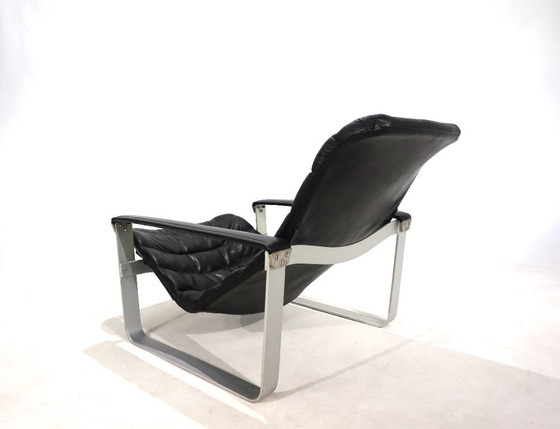 Image 1 of Poltrona lounge in pelle Asko Pulkka di Ilmari Lappalainen, 1960