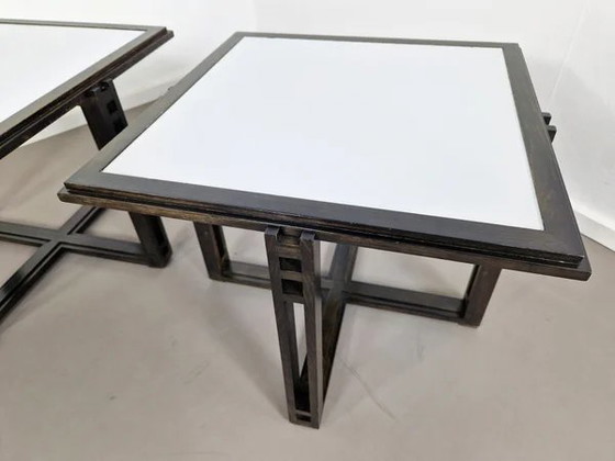 Giorgetti Galaxy Tavolini | Umberto Asnago, Vetro, Bianco (foto 5 di 11)