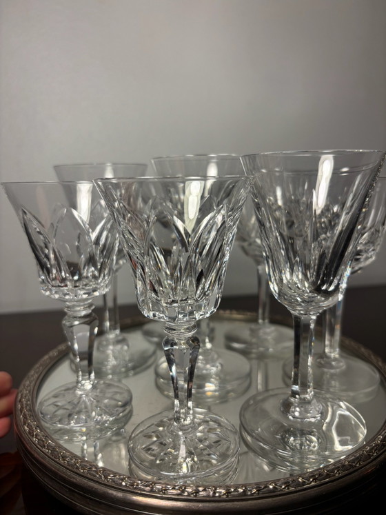 8 Saint Louis glazen (3 modellen), Glazen & Karaffen, Kristal, Transparant (foto 6 van 15)