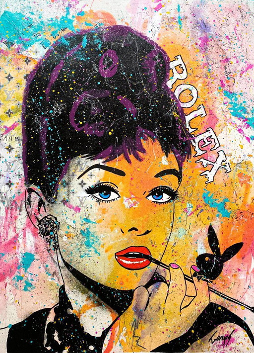 GONGAS - Audrey Hepburn - Artist canvas