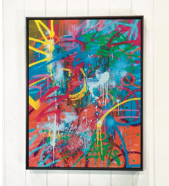 Image 1 of REYES - Disordine esplosivo - Dipinto dell'artista