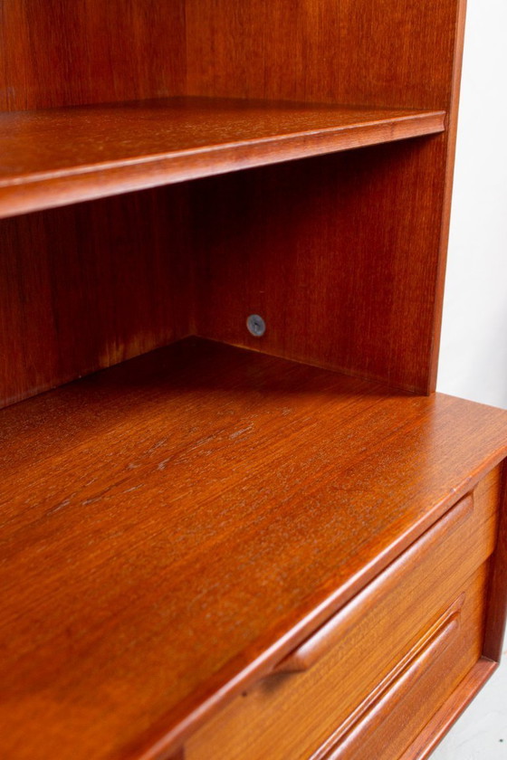 Image 1 of Vintage teak bookcase, highboard, sideboard, Mid Century Danish