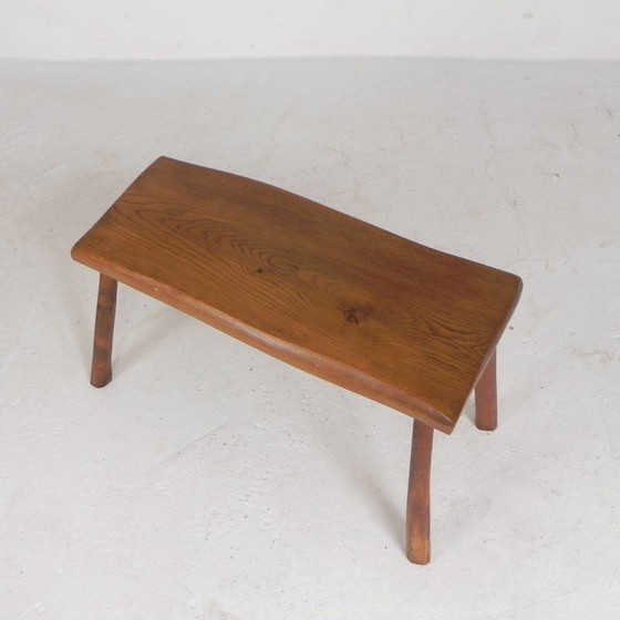 Image 1 of Vintage wooden tree trunk side table, 1960s