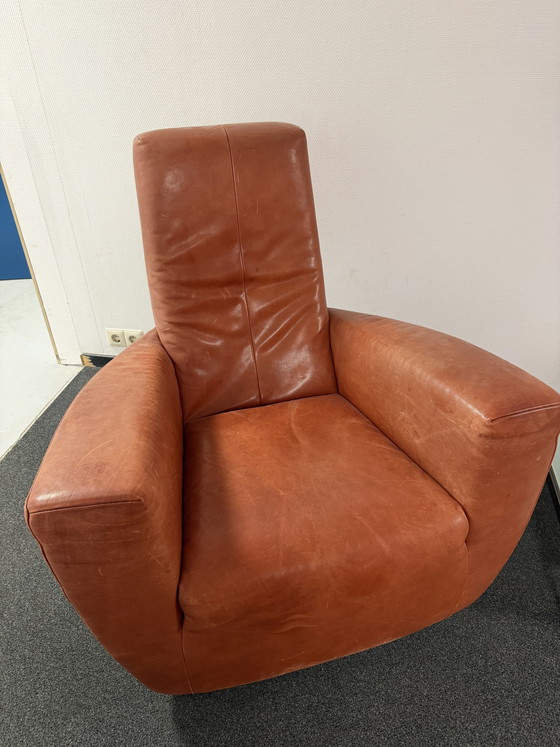 Gerard Van Den Berg Longafl Faureauil – Montis, Fauteuils, Leather, Wood (photo 7 of 8)
