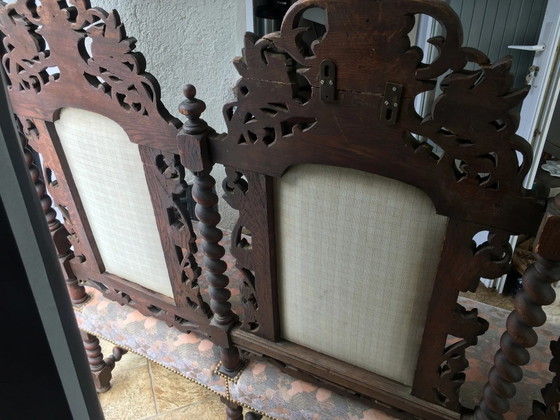 Louis XIII oak sofa – 3-5 seaters (photo 10 of 11)
