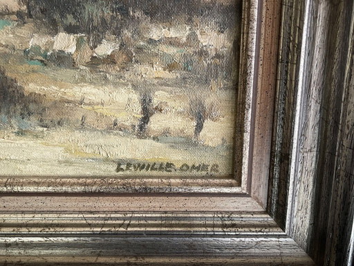Olieverschilderij van Omer Lewille