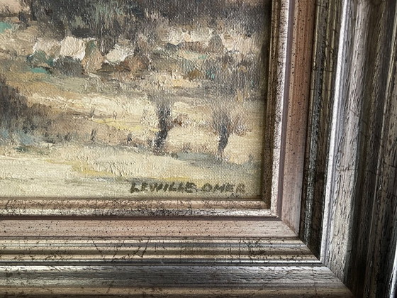 Image 1 of Olieverschilderij van Omer Lewille