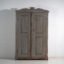 Rustic Painted Wooden Wardrobe, Central Europe, circa 1900–1920 (photo 36 of 40)