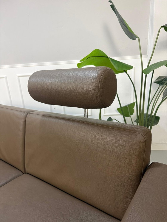 Image 1 of Divano letto in pelle Brühl Four Two con funzione di design