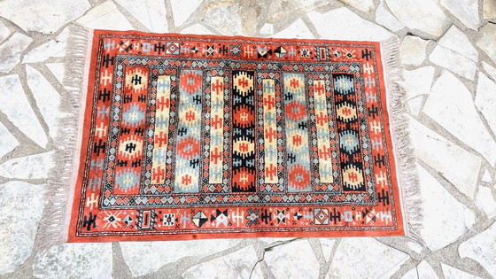 Image 1 of Vintage silk and cotton rugs