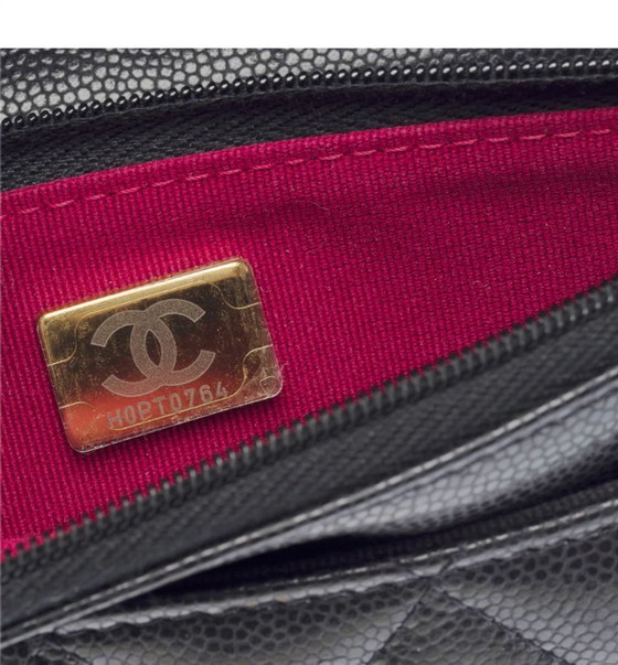 Image 1 of Sac CHANEL Wallet on Chain en Cuir Noir - 103397