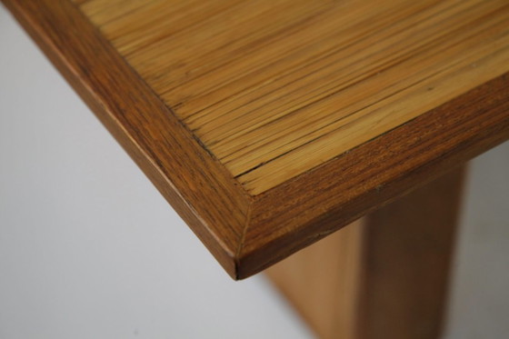 Tavolino Basso Giapponese in Bambù, Inizio XX Secolo, Tavolini da caffè, Legno, Marrone, Mid Century Modern (foto 7 di 8)