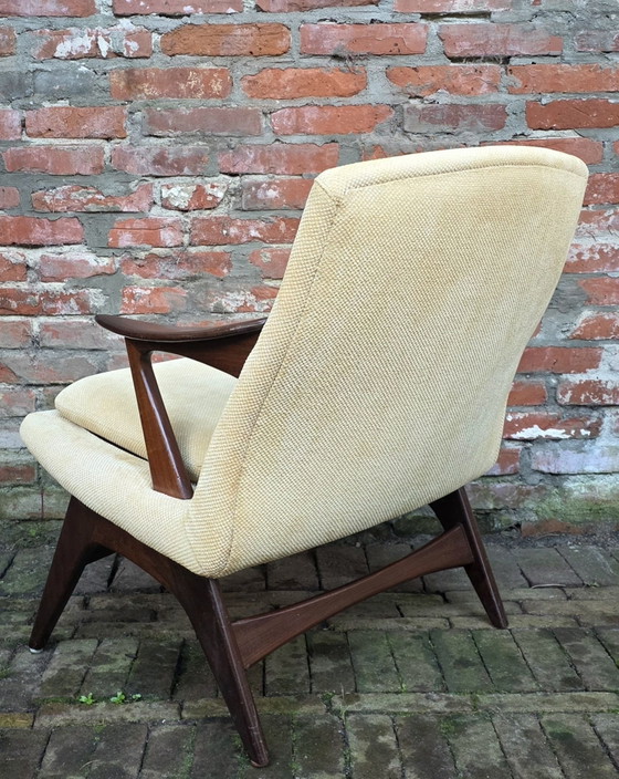 Deux Fauteuils design vintage. Karl Edvard Korseth. LK Hjelle, Bois, Autre, Jaune (photo 13 sur 15)