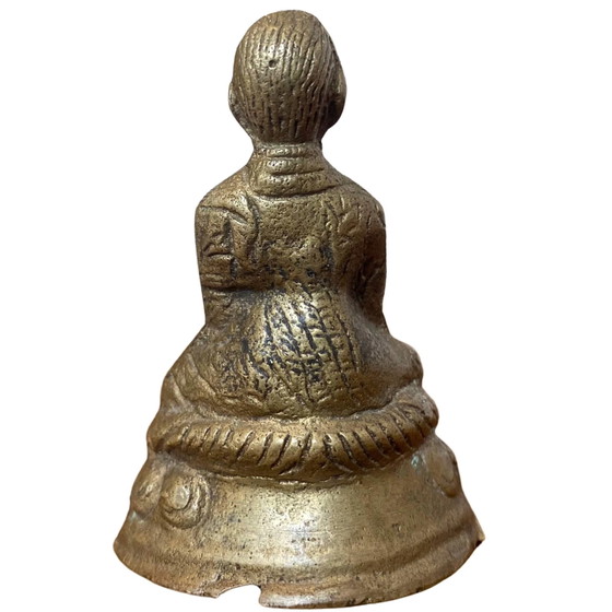 Le Maître Murmurant – Mahasiddha en Bronze Qualité Musée – Mongolie – Sculptures (photo 5 of 9)