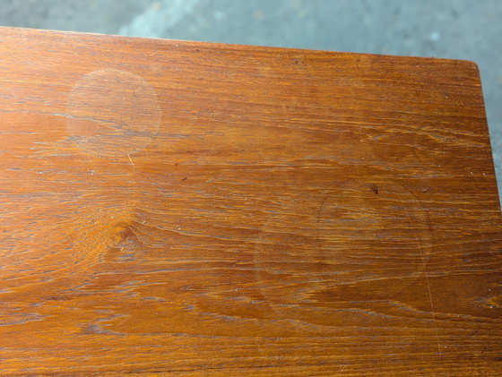 Image 1 of Scrivania indipendente vintage in teak danese con sezione bar