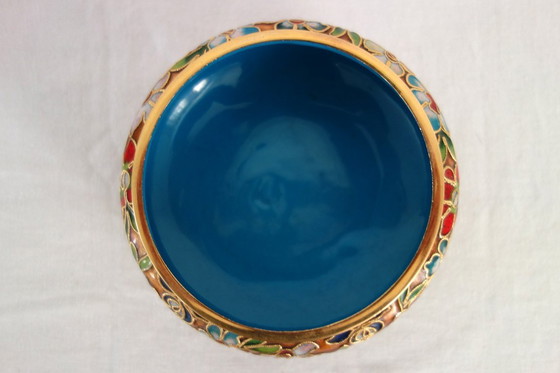 Image 1 of Cloisonné emaille gemberpot, China, jaren 60