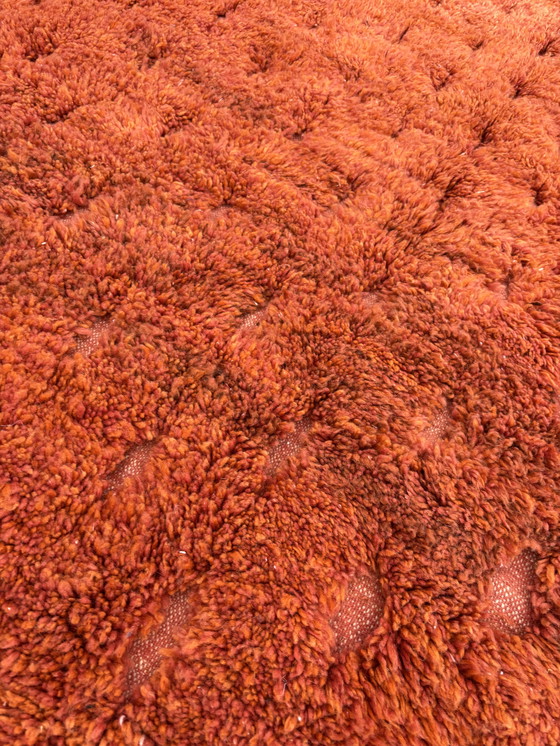 Image 1 of Moroccan Orange Modern New Wool Rug
