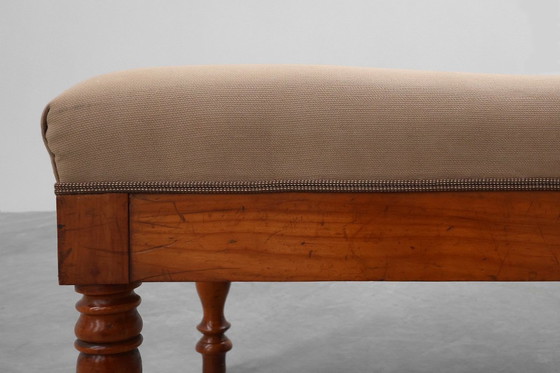 Image 1 of Elegante panca del XIX secolo con sei gambe tornite, circa 1840