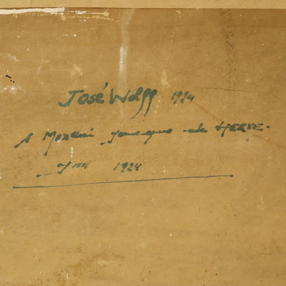 Image 1 of Aquarelle José Wolff Peinture 1924