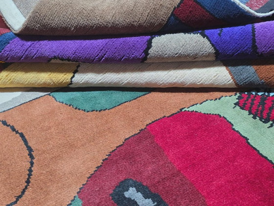 Alfombra de lana y seda anudada a mano "Horror Surgit" de Le Corbusier (300x200cm) – Wool (photo 7 of 9)