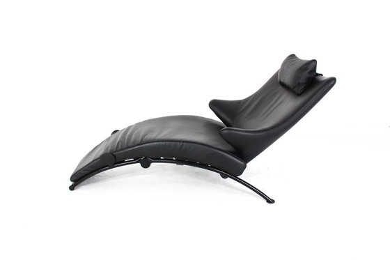 Image 1 of WK Wohnen Multi-Functional Relax Chair / Relax Armchair "Solo" by Prof. Heiliger in Premium Leather