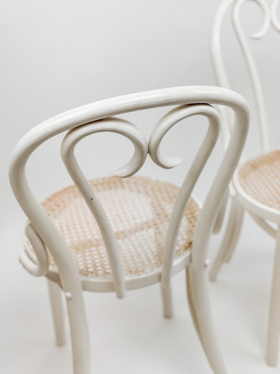 Image 1 of 2x Thonet stijl eetkamerstoelen