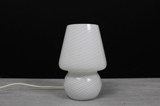 Image 1 of Mid Century Murano Mushroom glass table lamp, Italy, 1970s.