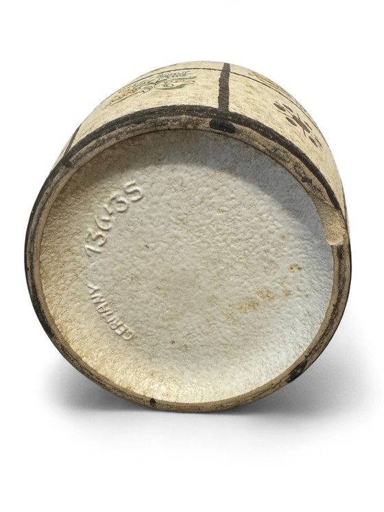 Image 1 of Vaas Jasba Keramik jaren 60 stijl Fat Lava