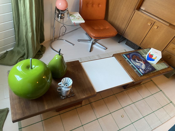 Image 1 of Extendable coffee table / side table mid-century