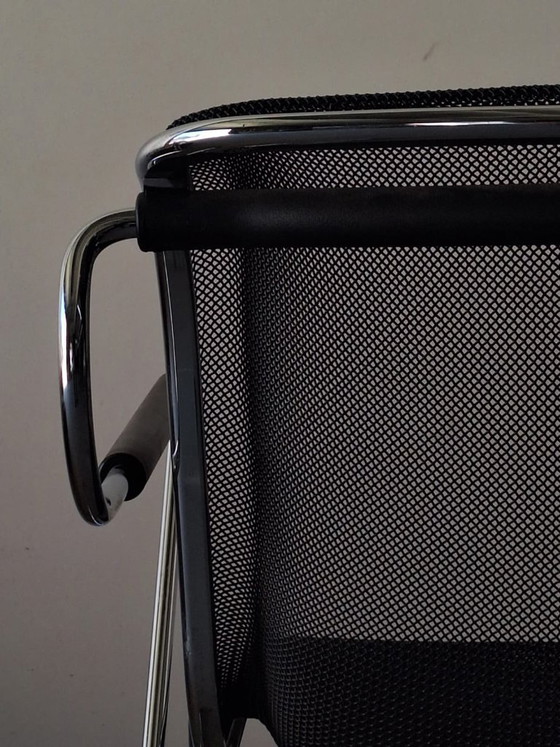 Penelope Chairs von Charles Pollock für Castelli, 1982 – Anonima Castelli, Esszimmerstühle, Aluminium (photo 8 of 12)