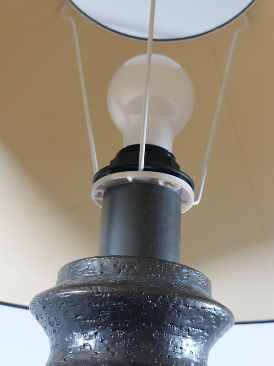 Image 1 of Vintage keramische tafellamp uit het midden van de eeuw Uno Östen Kristiansson Luxury Zweden