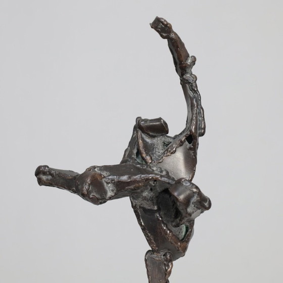 Image 1 of Sculpture en bronze de l'artiste néerlandais Hugo Hol, années 1970
