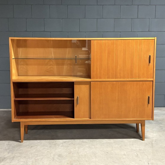 Credenza alta vintage – Bartels – anni '60 – Credenze alte, Glass, Wood (photo 6 of 17)