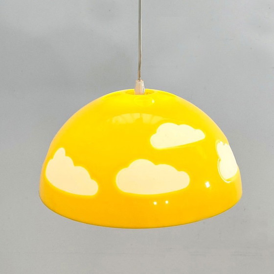 Image 1 of Yellow Skojig Cloud Pendant Lamp by Henrik Preutz for Ikea, 1990s