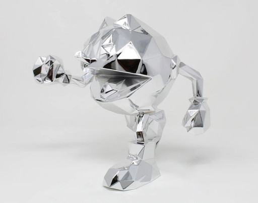 Pac-Man Silver by Richard Orlinski