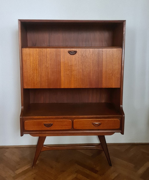 Vintage, Design Secretaire/Wall Unit Louis Van Teeffelen, Wébé.