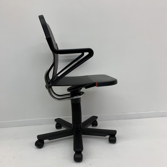 Image 1 of Post Modern Design Italian Desk Chair by Roberto Lucci and Paolo Orlandini for Lamm Italy, 1980’s