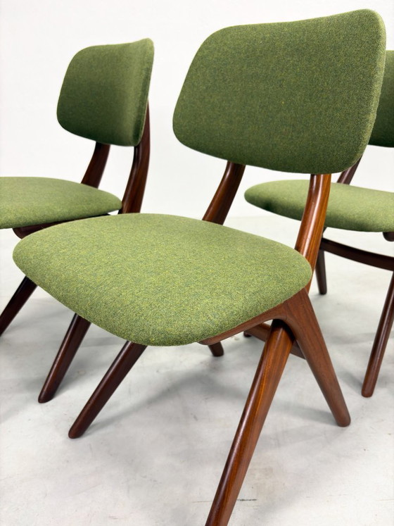Set di sedie da pranzo 'Scissor' di Louis van Teeffelen – Legno (photo 10 of 20)